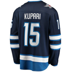 Rasmus Kupari Winnipeg Jets Fanatics Home Premier Breakaway Player Jersey - Navy - NHL