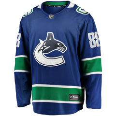 Nils Aman Vancouver Canucks Fanatics Home Premier Breakaway Player Jersey - Blue - NHL