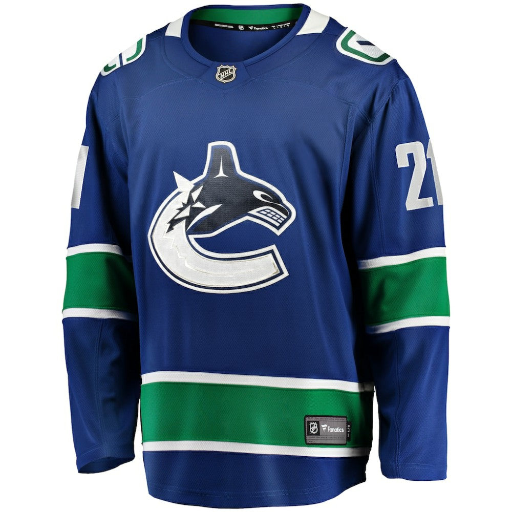 Nils Hoglander Vancouver Canucks Fanatics Home Premier Breakaway Player Jersey - Blue - NHL