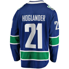 Nils Hoglander Vancouver Canucks Fanatics Home Premier Breakaway Player Jersey - Blue - NHL
