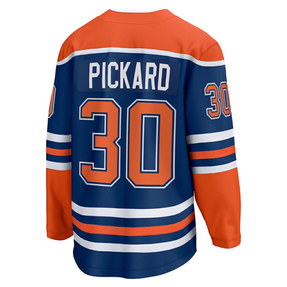 Calvin Pickard Edmonton Oilers Fanatics Home Premier Breakaway Player Jersey - Royal - NHL