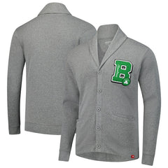Boston Celtics Sportiqe Unisex Henshaw Full-Button Cardigan Sweater Heather Gray - NBA