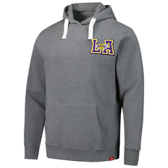 Los Angeles Lakers Sportiqe Unisex Varsity Collection Blake Pullover Hoodie Heather Gray - NBA