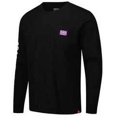 Sacramento Kings Sportiqe Unisex Wales Heavyweight Pocket Long Sleeve T-Shirt Black - NBA