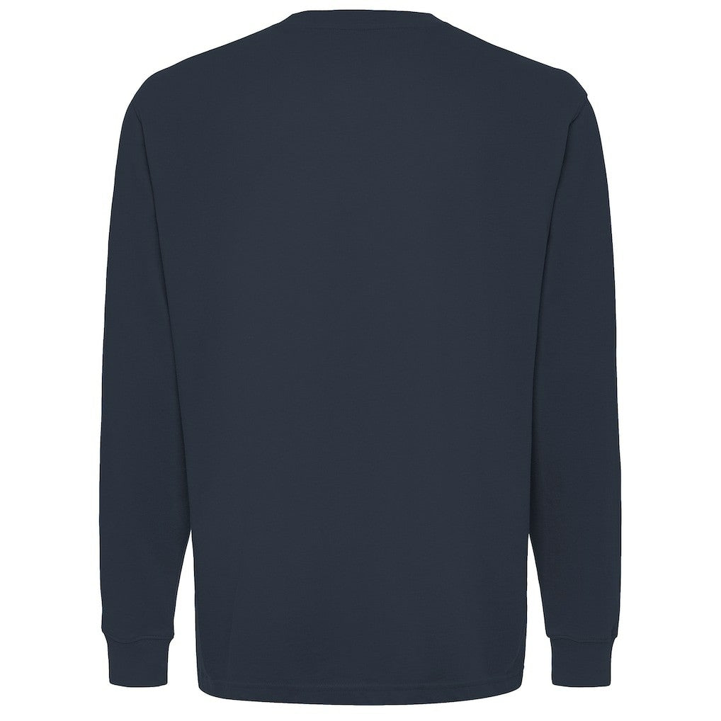 Philadelphia 76ers Sportiqe Unisex Wales Heavyweight Pocket Long Sleeve T-Shirt Navy - NBA
