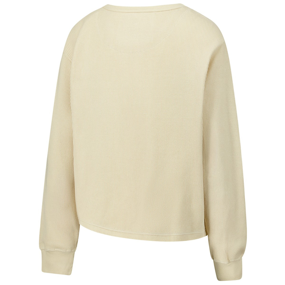 Milwaukee Bucks Sportiqe Unisex High Country Collection Cullen Waffle Knit Long Sleeve T-Shirt Cream - NBA