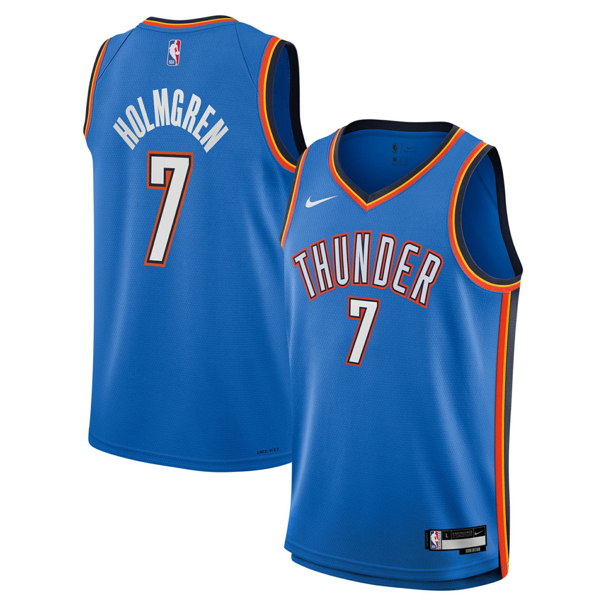 Chet Holmgren Oklahoma City Thunder Youth Swingman Jersey Icon Edition Blue - NBA