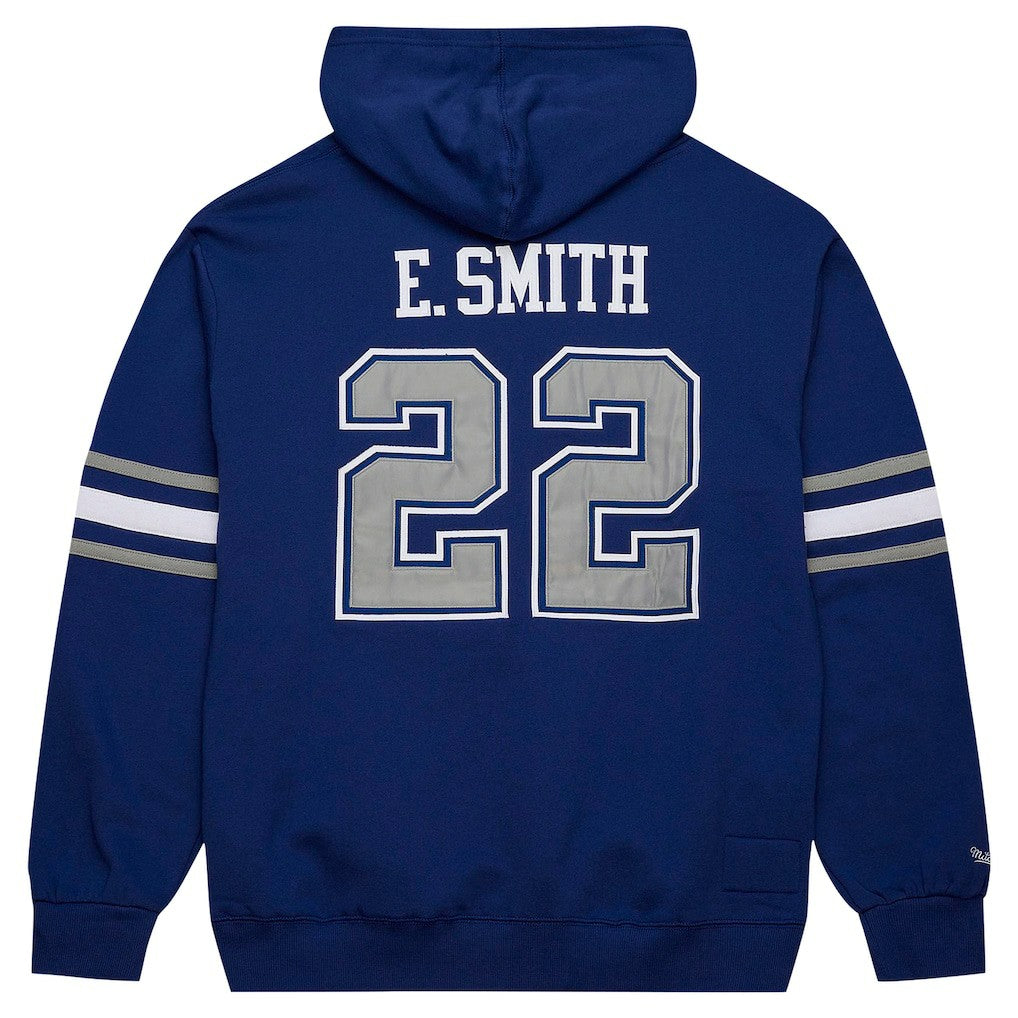 Emmitt Smith Dallas Cowboys Retired Player Name & Number Pullover Hoodie Navy | Mitchell & Ness