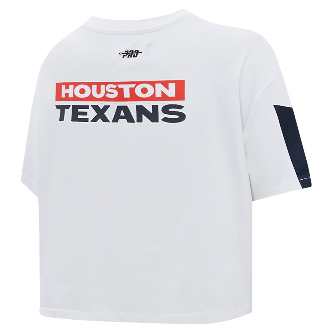 Houston Texans Pro Standard Women's Away Cropped Boxy T-Shirt White | NFL