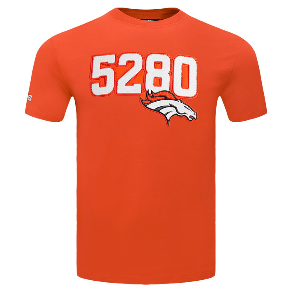 Denver Broncos Pro Standard Frozen Single Jersey T-Shirt Orange | NFL