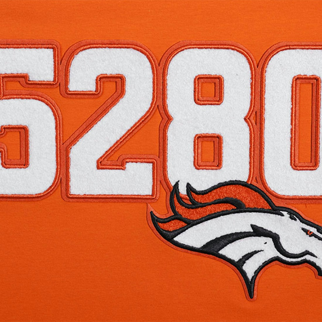 Denver Broncos Pro Standard Frozen Single Jersey T-Shirt Orange | NFL