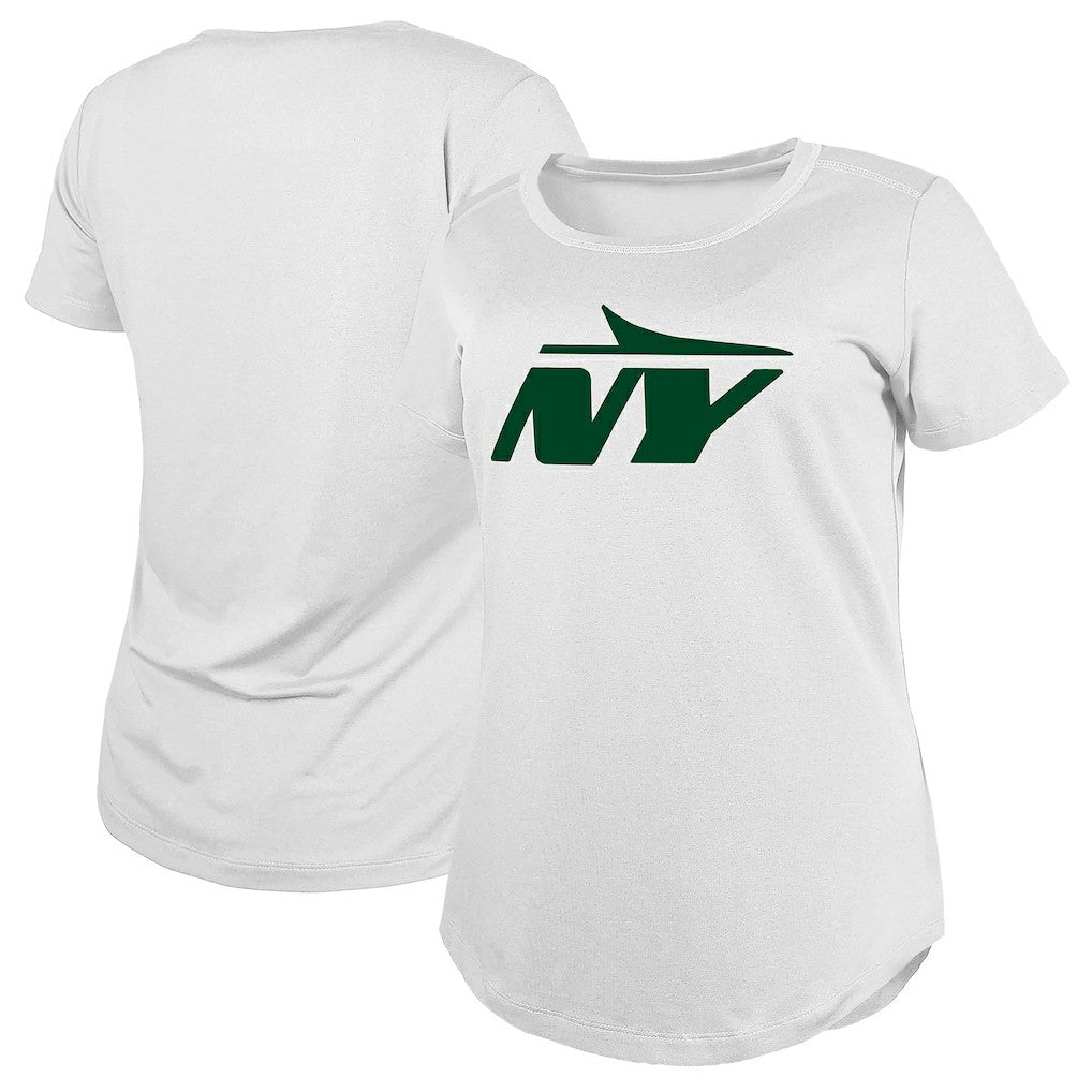 New York Jets New Era Women's NY Logo T-Shirt White | NFL