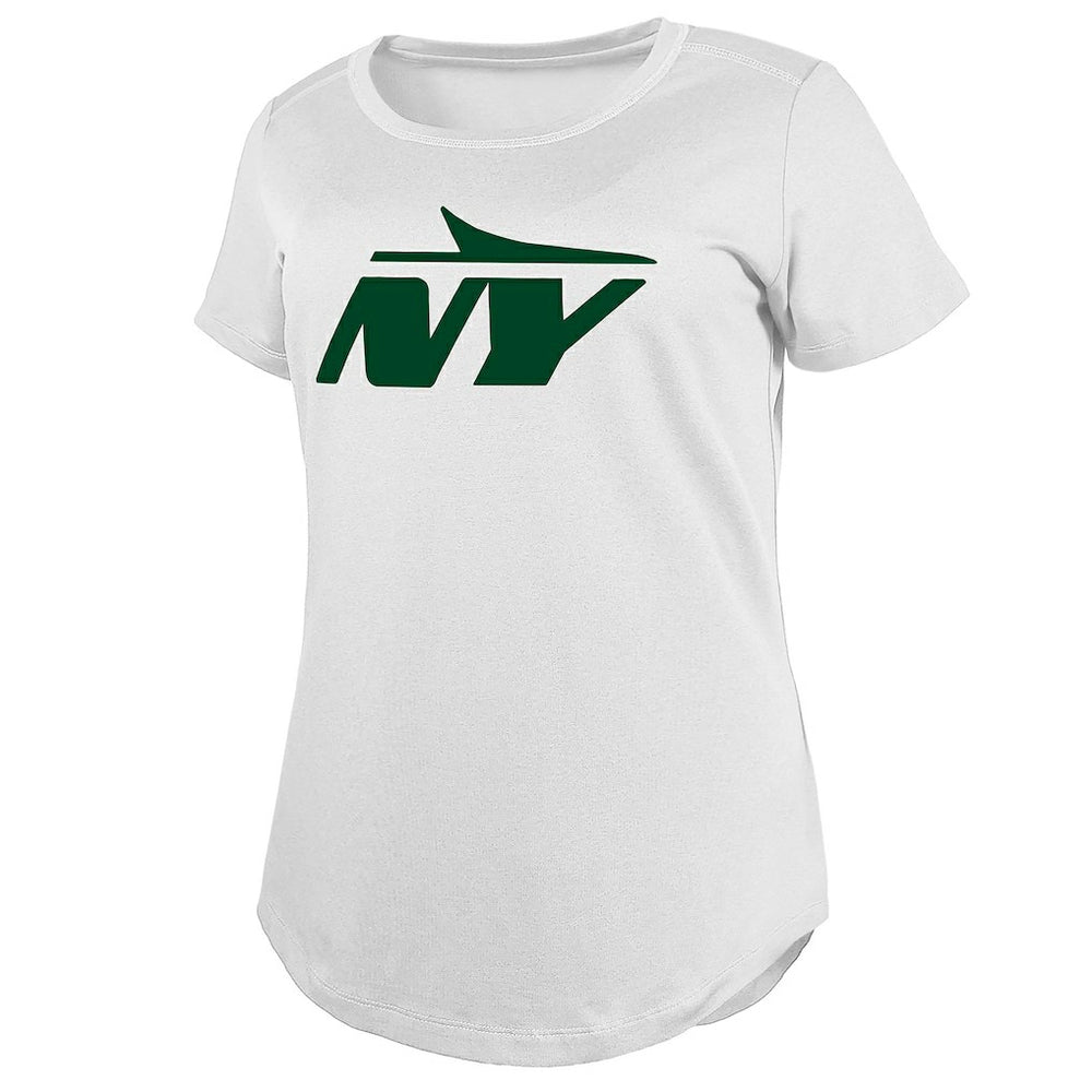 New York Jets New Era Women's NY Logo T-Shirt White | NFL