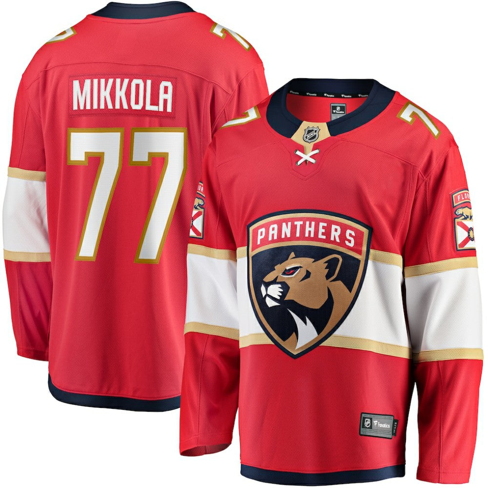 Niko Mikkola Florida Panthers Fanatics Premier Breakaway Player Jersey - Red - NHL