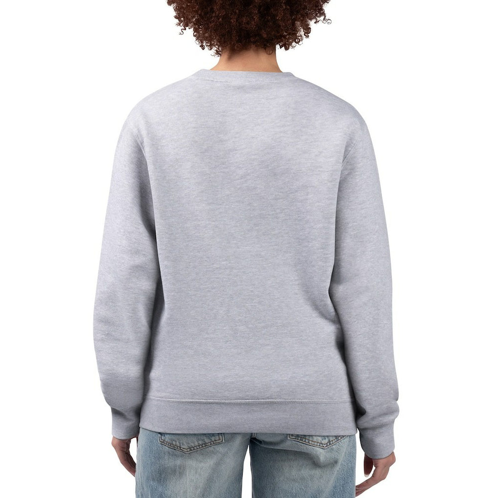 Minnesota Vikings G-III 4Her by Carl Banks Women's Football Logo Graphic Fleece Tri-Blend Pullover Sweatshirt Heather Gray | NFL