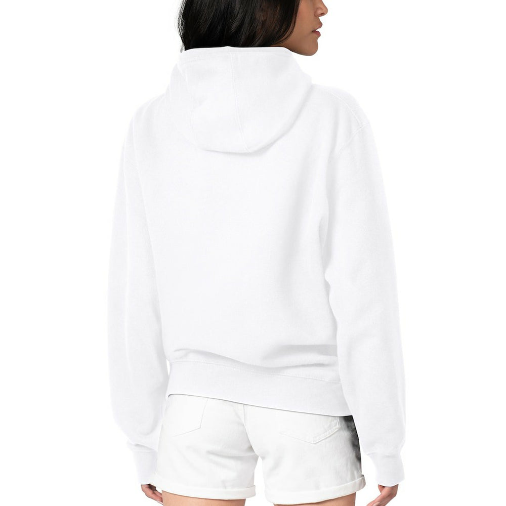 Chicago Bears G-III 4Her by Carl Banks Women's Football Logo Fleece Tri-Blend Pullover Hoodie White | NFL