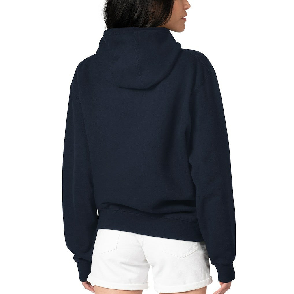 Seattle Seahawks G-III 4Her by Carl Banks Women's Football Logo Fleece Tri-Blend Pullover Hoodie Navy | NFL