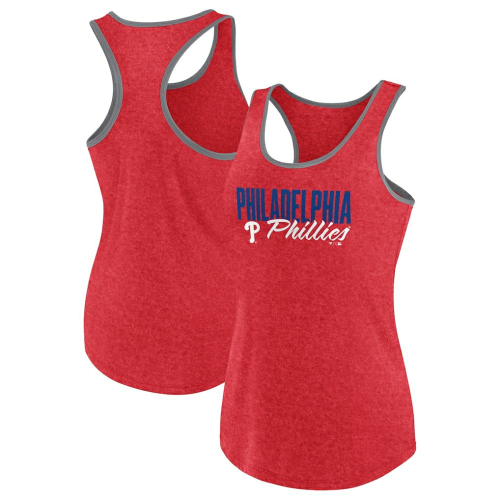 Philadelphia Phillies Profile Women's Plus Size Racerback Tank Top - MLB