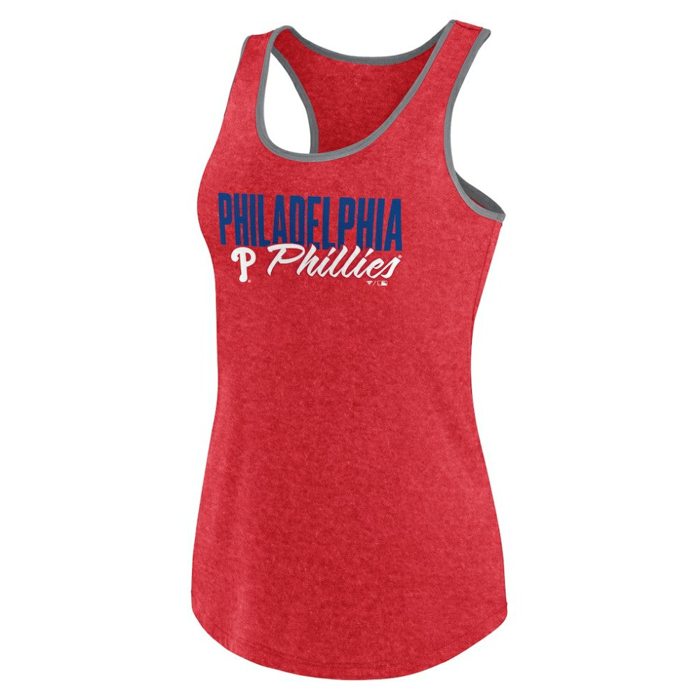 Philadelphia Phillies Profile Women's Plus Size Racerback Tank Top - MLB