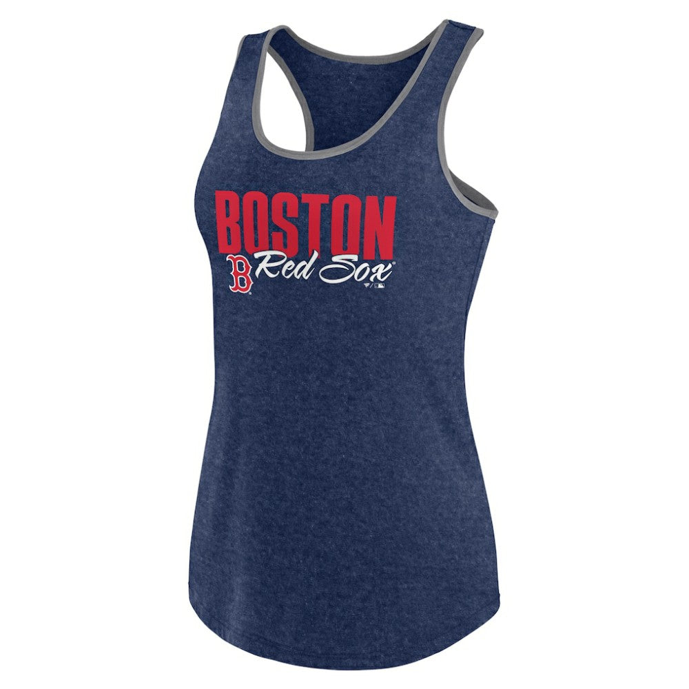 Boston Red Sox Profile Women's Plus Size Racerback Tank Top - MLB