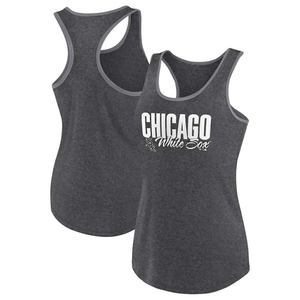 Chicago White Sox Profile Women's Plus Size Racerback Tank Top - MLB