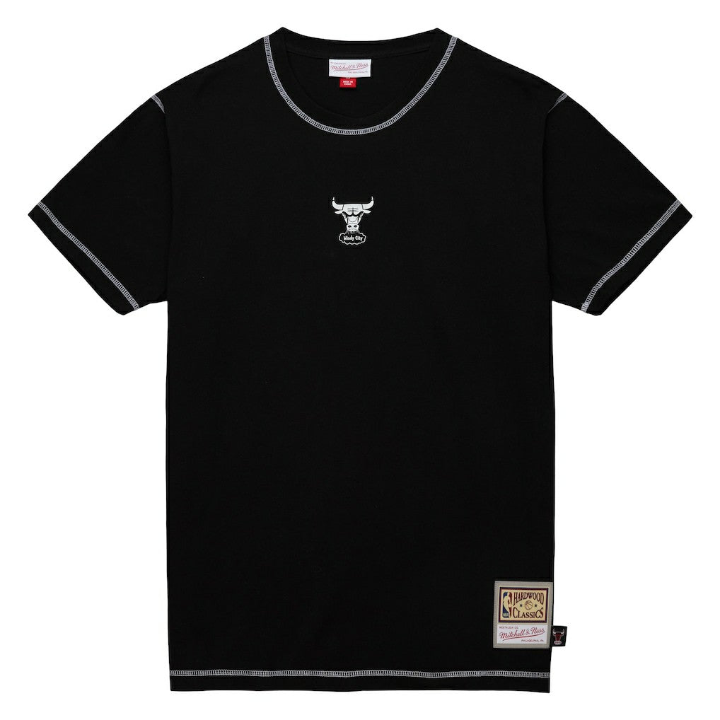 Chicago Bulls Hardwood Classics Contrast 2K Graphic T-Shirt Black - NBA