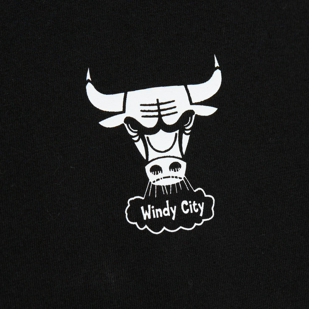 Chicago Bulls Hardwood Classics Contrast 2K Graphic T-Shirt Black - NBA