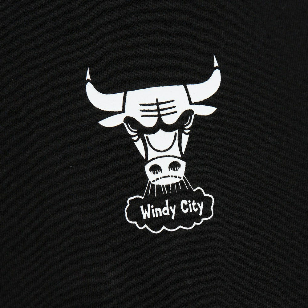 Chicago Bulls Hardwood Classics Contrast 2K Graphic T-Shirt Black - NBA