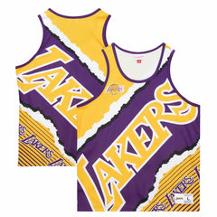 Los Angeles Lakers Jumbotron 2.0 Sublimated Tank Top Gold - NBA