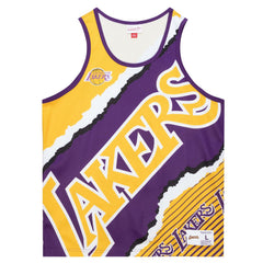Los Angeles Lakers Jumbotron 2.0 Sublimated Tank Top Gold - NBA