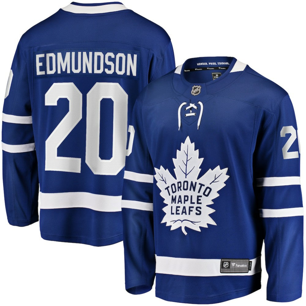 Joel Edmundson Toronto Maple Leafs Fanatics Home Premier Breakaway Player Jersey - Blue - NHL