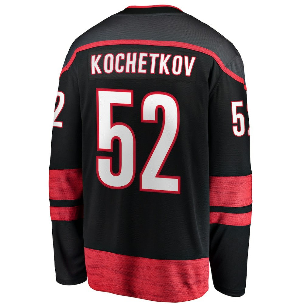 Pyotr Kochetkov Carolina Hurricanes Fanatics Home Premier Breakaway Player Jersey - Black - NHL