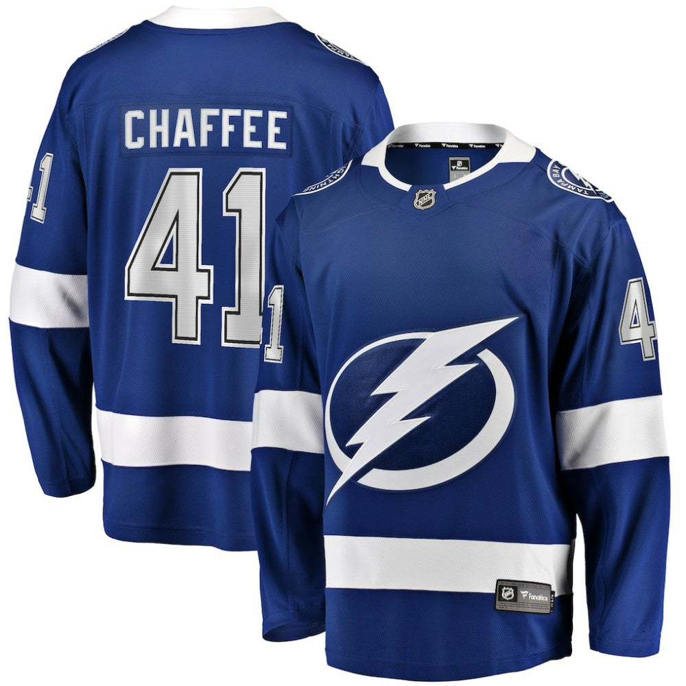 Mitchell Chaffee Tampa Bay Lightning Fanatics Home Premier Breakaway Player Jersey - Blue - NHL