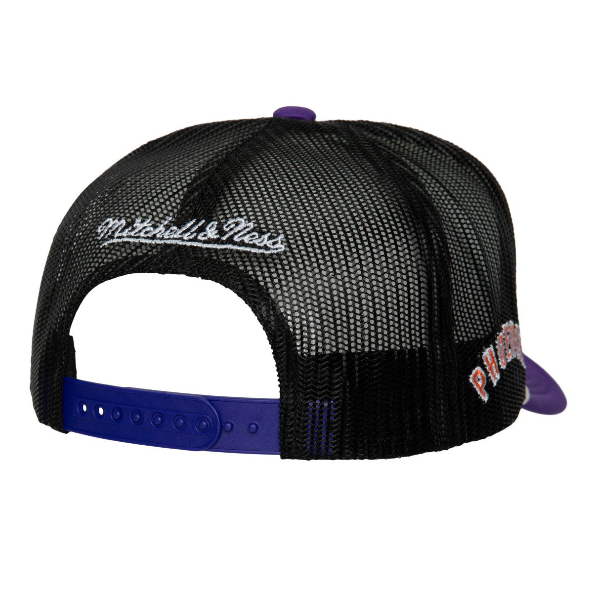 Phoenix Suns Hardwood Classics Blocker Foam Front Trucker Snapback Hat White - NBA