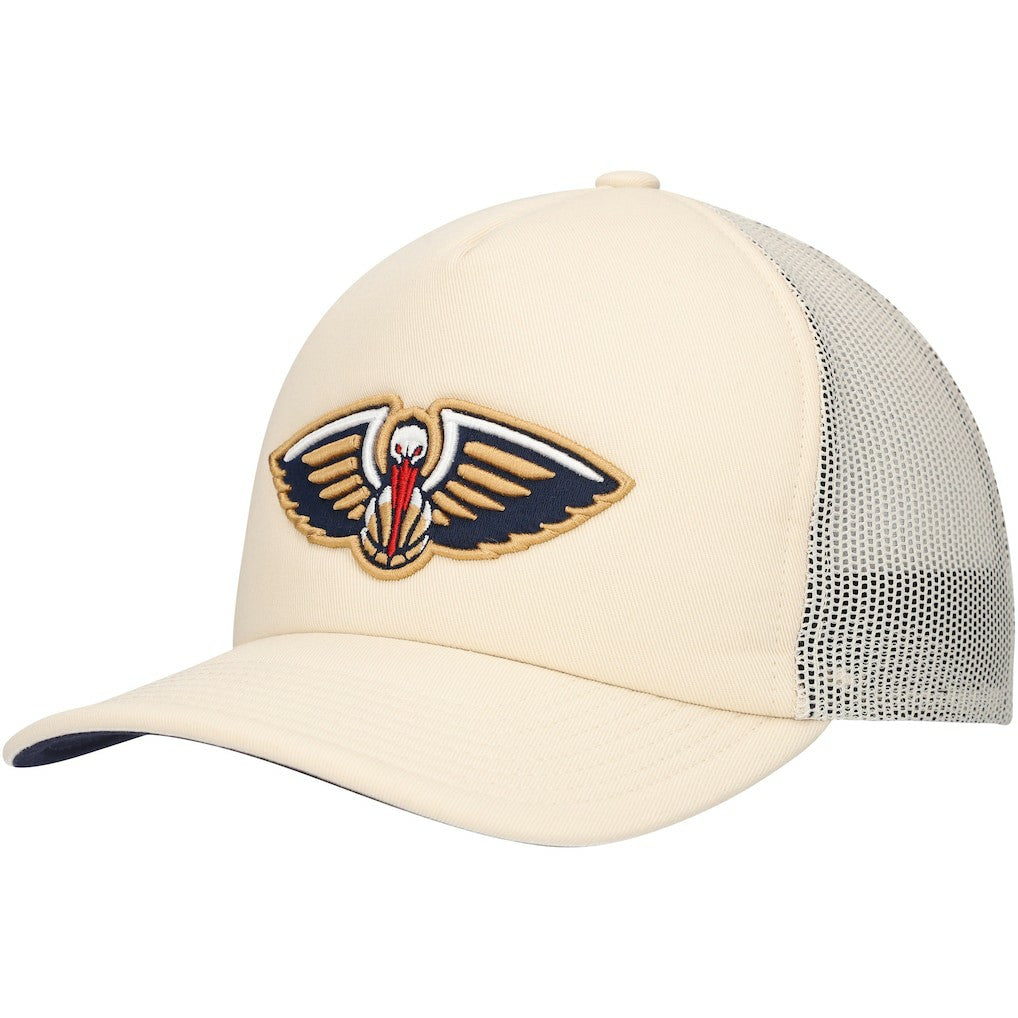 New Orleans Pelicans Trucker Adjustable Hat Cream - NBA