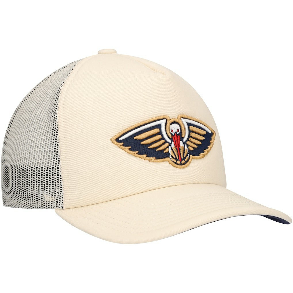 New Orleans Pelicans Trucker Adjustable Hat Cream - NBA