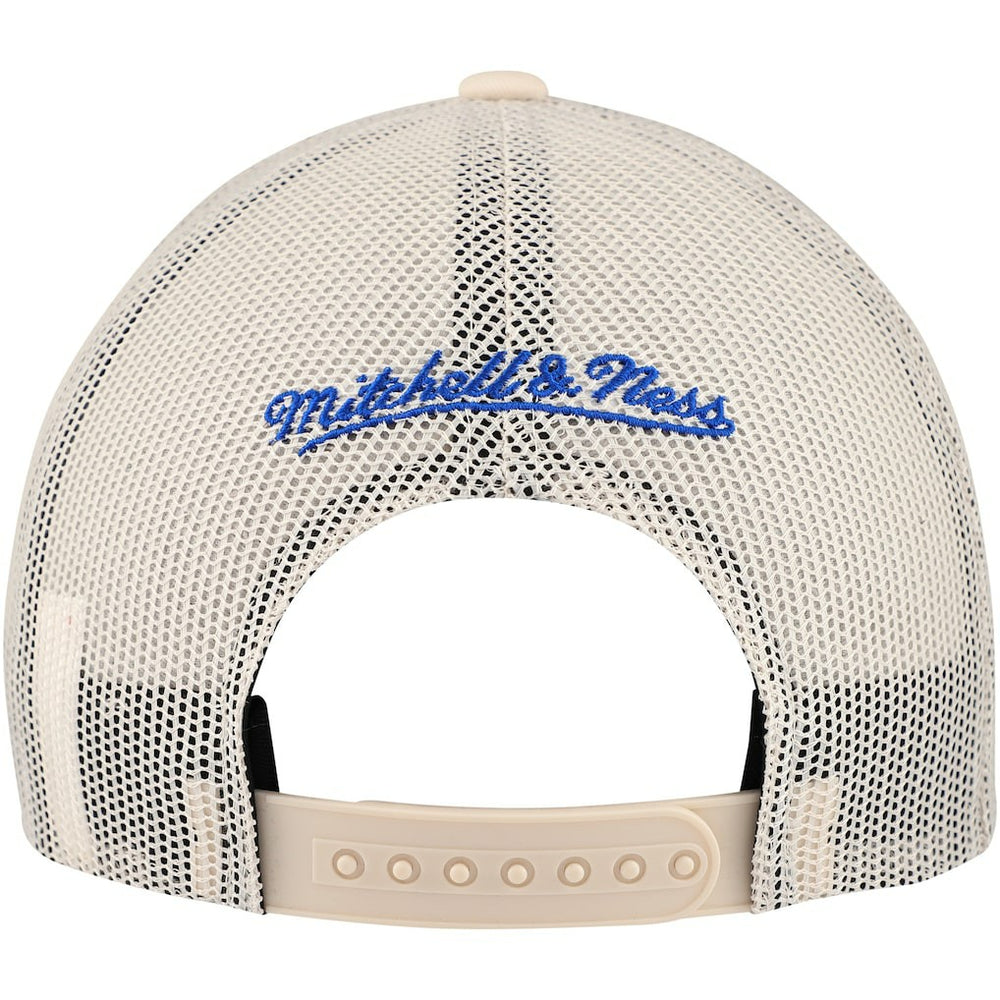 Philadelphia 76ers Trucker Adjustable Hat Cream - NBA