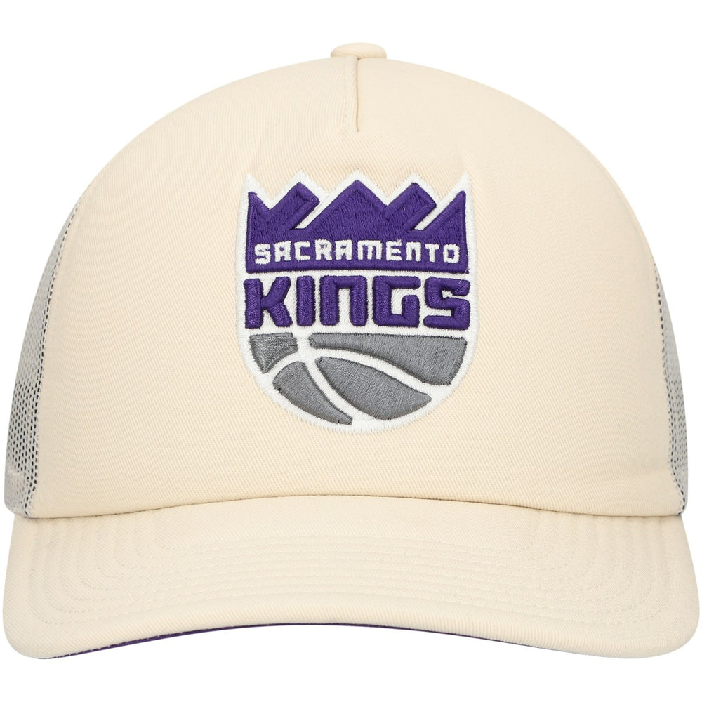 Sacramento Kings Trucker Adjustable Hat Cream - NBA
