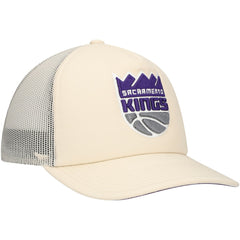 Sacramento Kings Trucker Adjustable Hat Cream - NBA