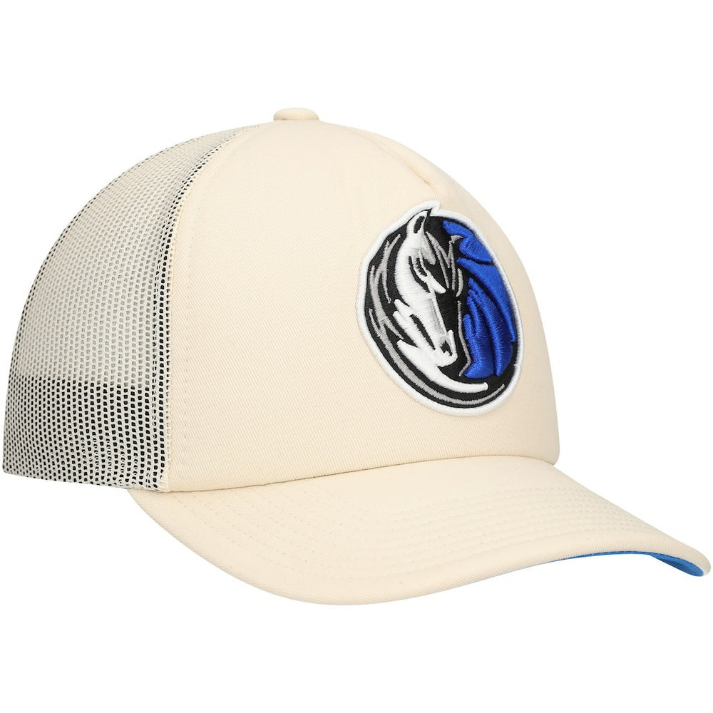Dallas Mavericks Trucker Adjustable Hat Cream - NBA