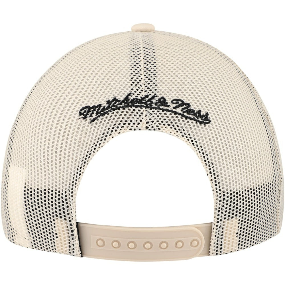 Los Angeles Kings Mitchell & Ness Foam Front Trucker Adjustable Hat - Cream - NHL