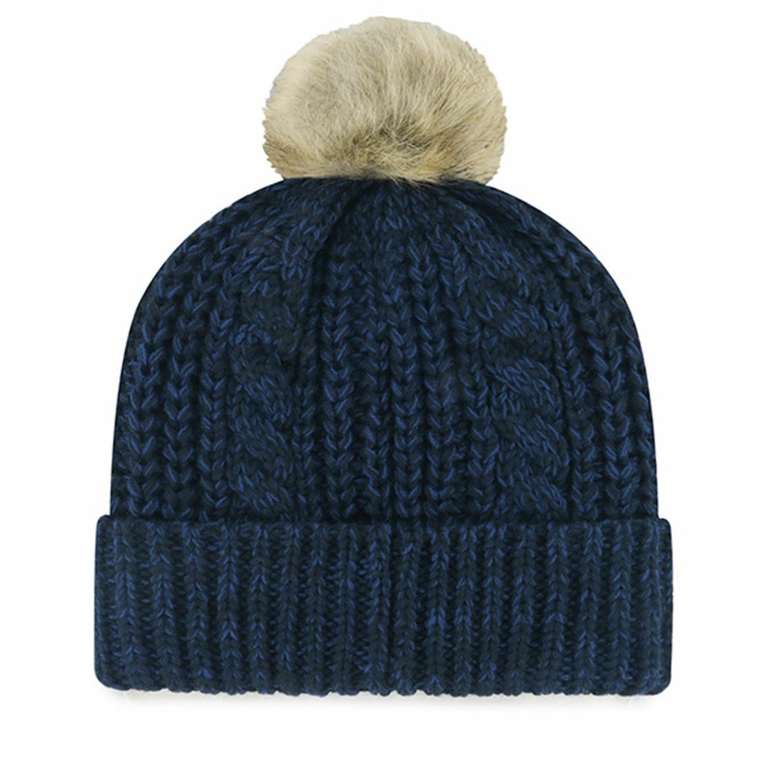 Houston Texans '47 Women's Meeko Cuffed Knit Hat with Pom Navy | 47 brand