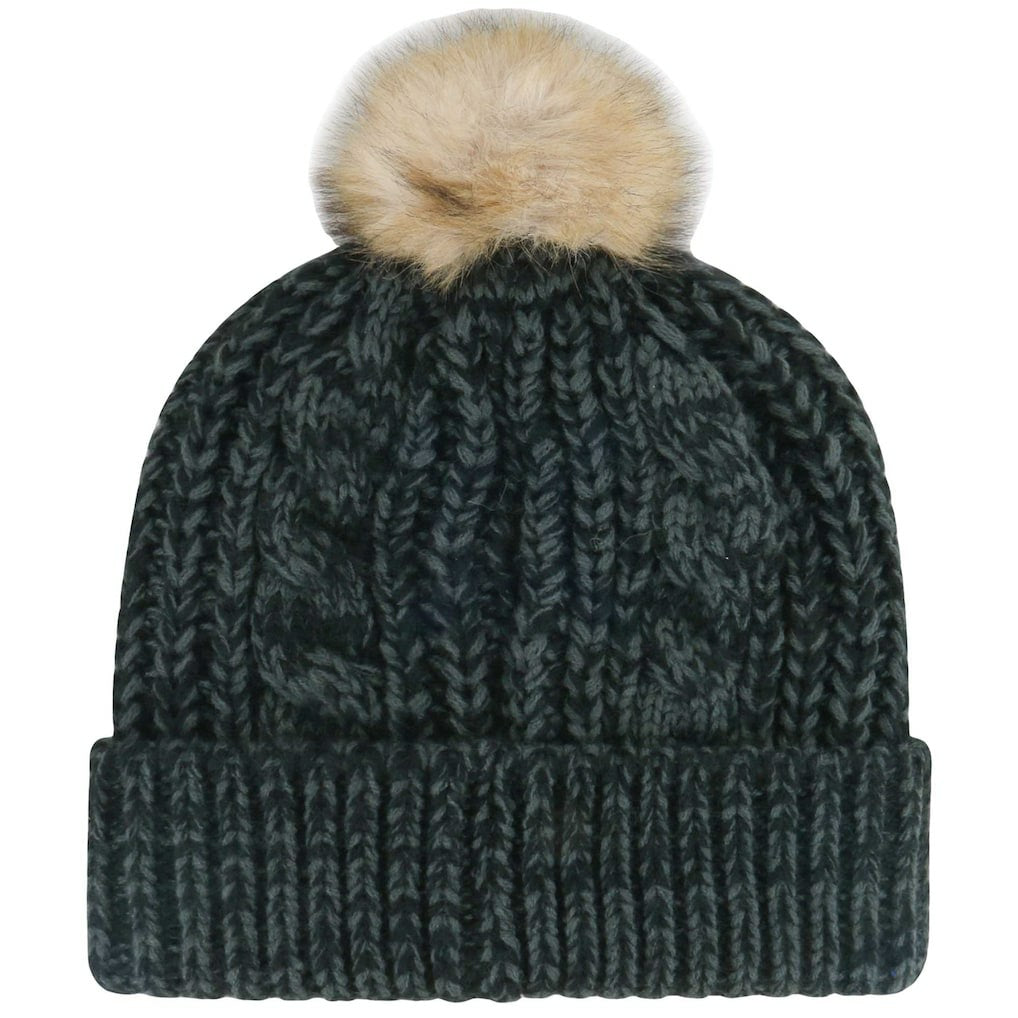 Kansas City Chiefs '47 Women's Meeko Cuffed Knit Hat with Pom Black | 47 brand