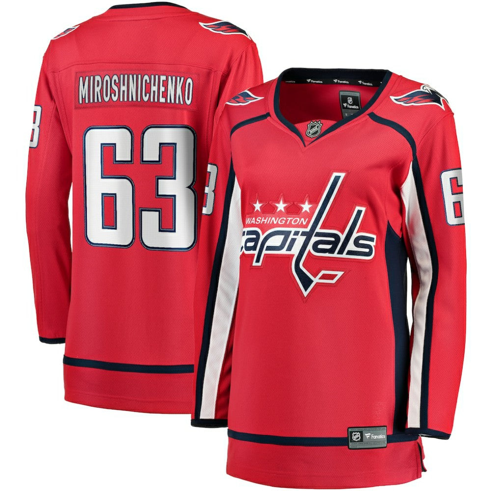Ivan Miroshnichenko Washington Capitals Fanatics Women's Breakaway Jersey - Red - NHL