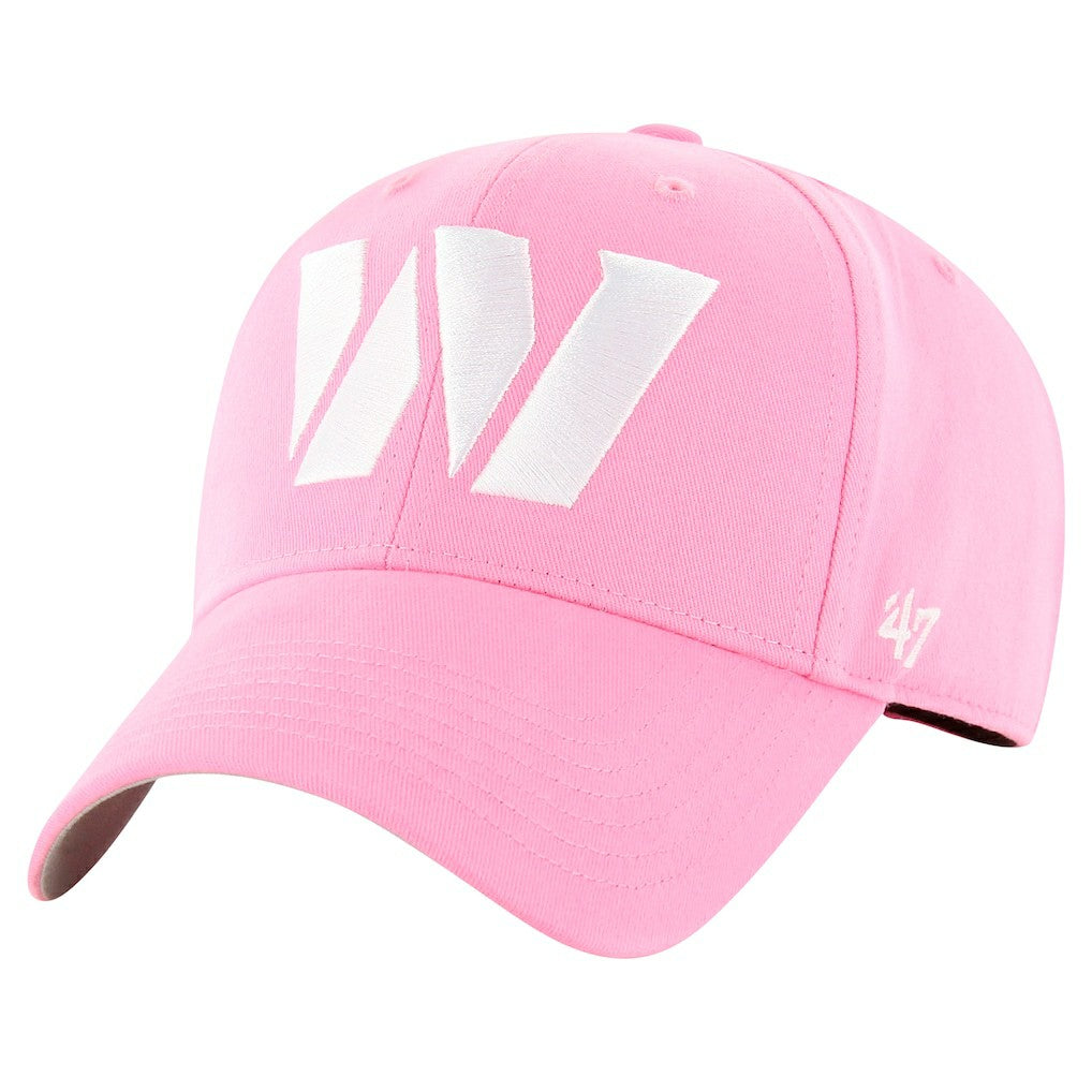 Washington Commanders '47 Girls Youth Rose MVP Adjustable Hat Pink | 47 brand