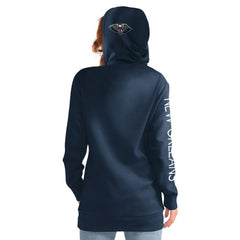 New Orleans Pelicans G-III 4Her by Carl Banks Women's Base Coach Pullover Hoodie Navy - NBA