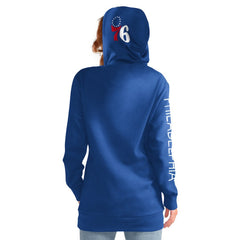 Philadelphia 76ers G-III 4Her by Carl Banks Women's Base Coach Pullover Hoodie Royal - NBA