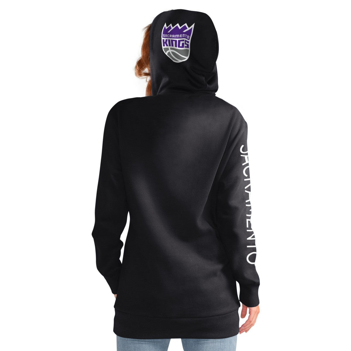 Sacramento Kings G-III 4Her by Carl Banks Women's Base Coach Pullover Hoodie Black - NBA