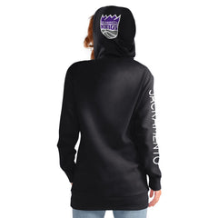 Sacramento Kings G-III 4Her by Carl Banks Women's Base Coach Pullover Hoodie Black - NBA