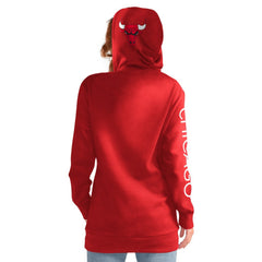Chicago Bulls G-III 4Her by Carl Banks Women's Base Coach Pullover Hoodie Red - NBA